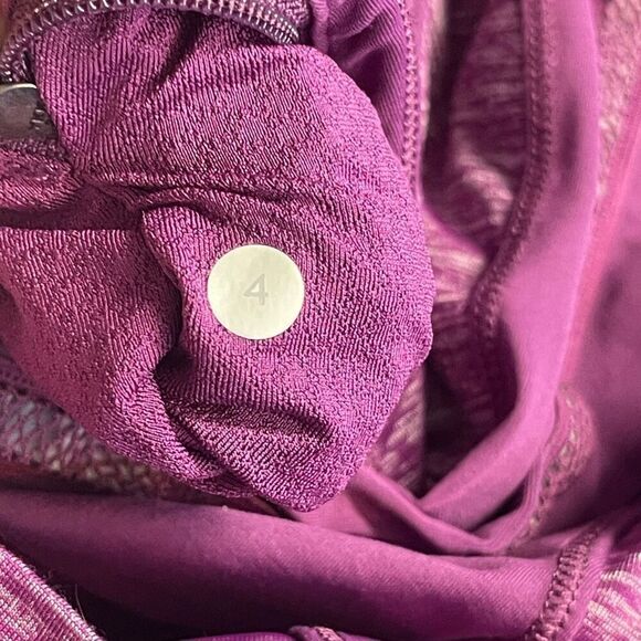 Lululemon Purple Long Sleeve Run For Your Life Wrap Pullover Hoodie Size 6 - Picture 10 of 10